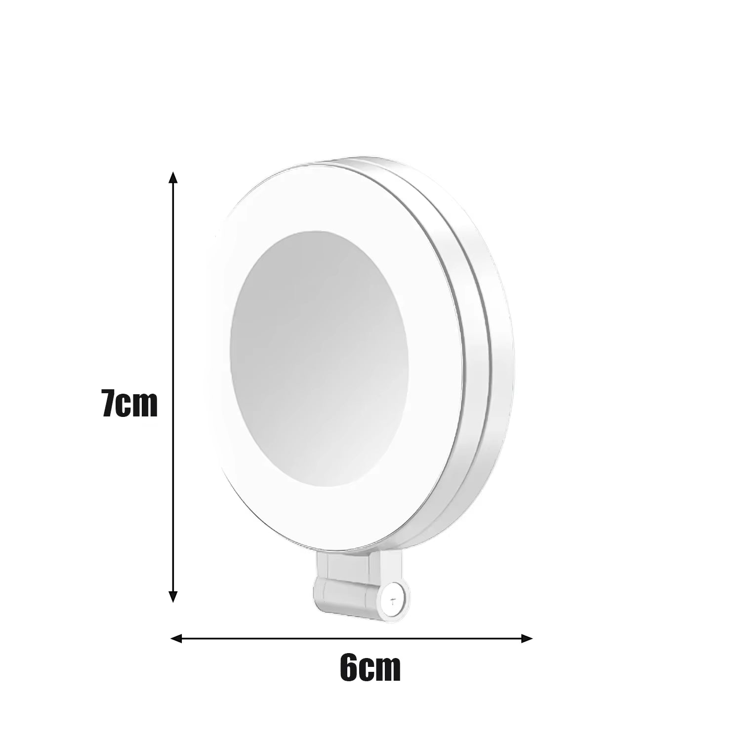 Adjustable Brightness Magnetic Ring Selfie Lights Suitable for Magsafe Iphone Foldable LED Phone Flashes with Mirror