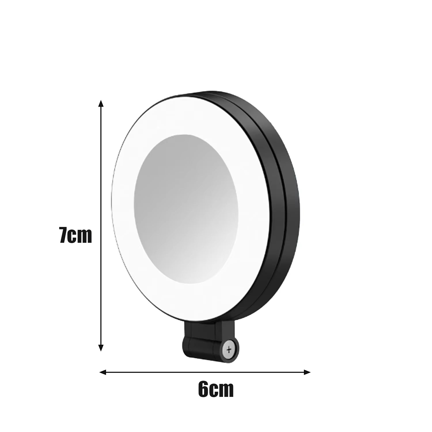 Adjustable Brightness Magnetic Ring Selfie Lights Suitable for Magsafe Iphone Foldable LED Phone Flashes with Mirror